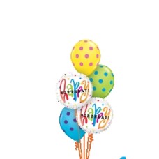 Happy Birthday Spots Balloon Gift